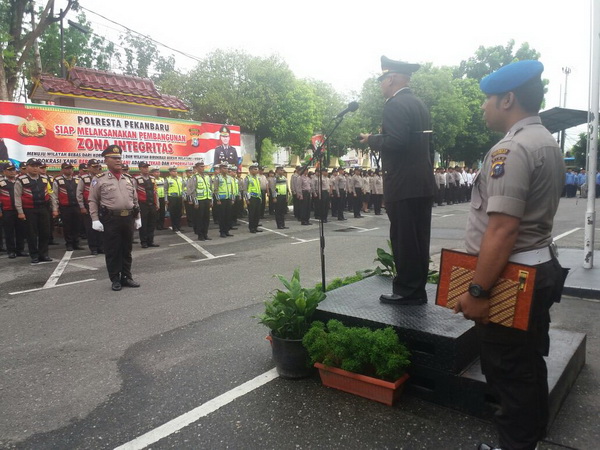 Polresta Pekanbaru gelar Upacara hari Kesaktian Pancasila
